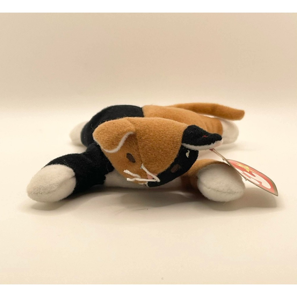 Ty Teenie Beanie Babies Chip the Cat Black RARE Plush Toy 1999